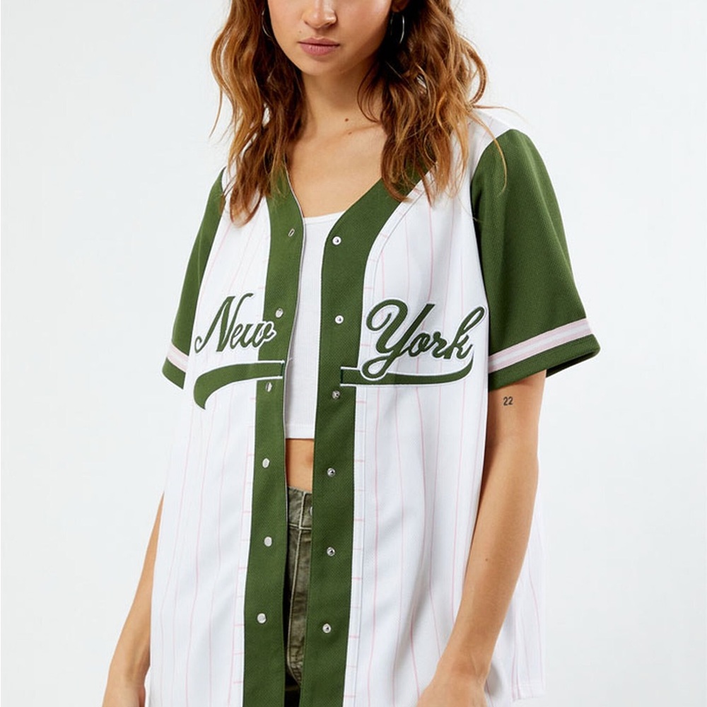 Pacsun LA Hearts New York Baseball Jersey Small NWT